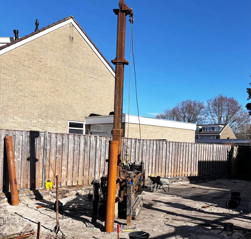 fundering en beton vloer laten storten