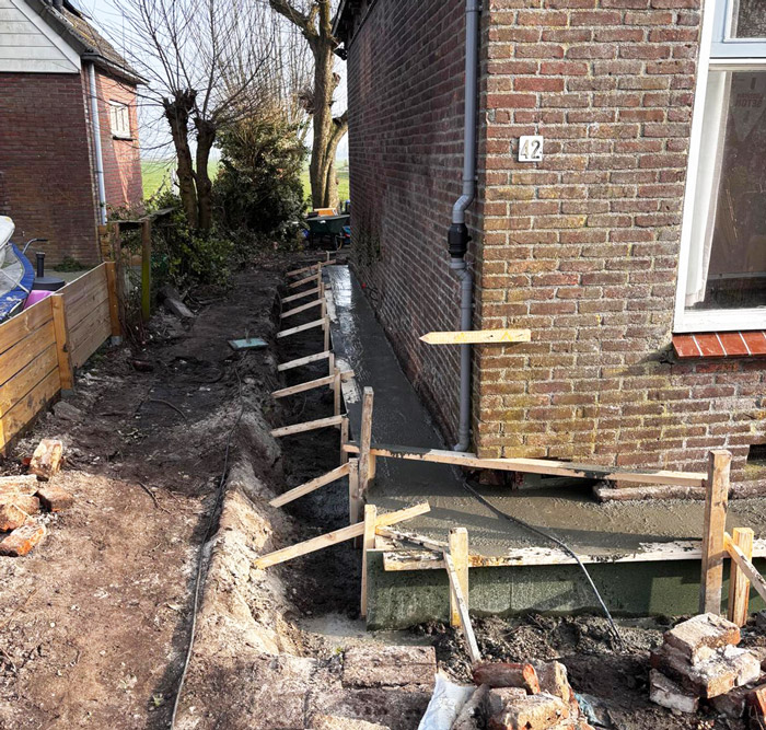Verzakking huis oplossen