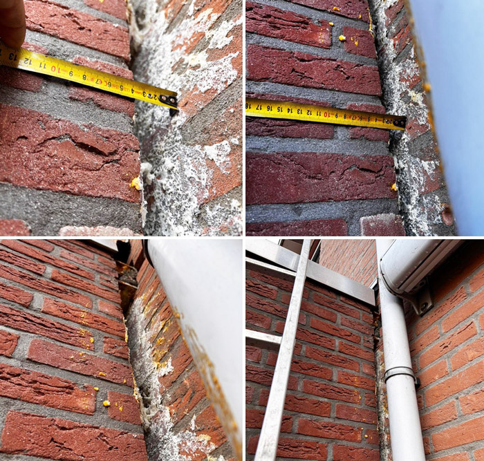 huis verzakt oplossen